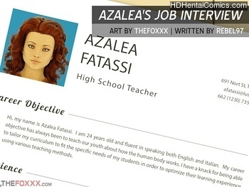 Azalea’s Job Interview porn hentai comics