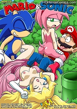 Mario & Sonic porn comic