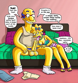 Milhouse-s-Obsessive-Dream-Finally-Cum-True-His-Father004 free sex comic