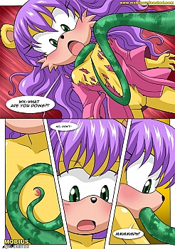 Sonic Tentacle Porn - Mina's Tentacle Troubles porn comic | XXX Comics | Hentai Comics