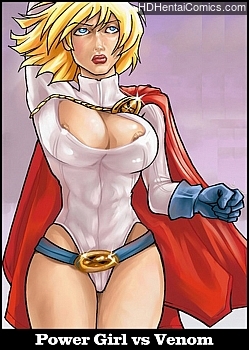 Power Girl vs Venom free porn comic