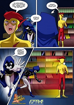 Raven-X-Kid-Flash003 free sex comic
