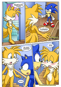 sonic and tails gay porn comic